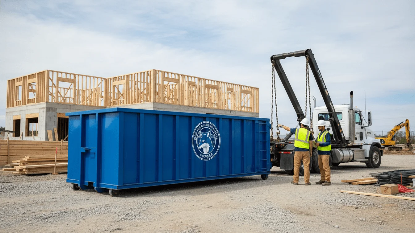 Dumpster At a Construction Site-img